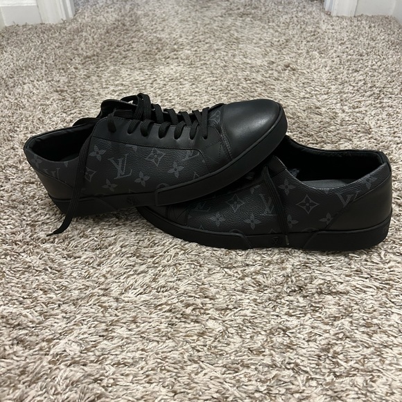Size 12 (45) black and gray Monogram sneaker in great condition! - Picture 5 of 6